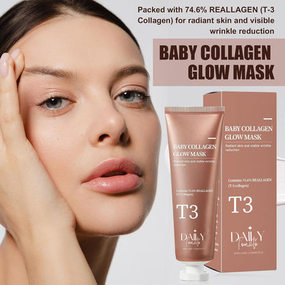 Baby Collagen Glow Mask - Infused with T3 Vegan Collagen