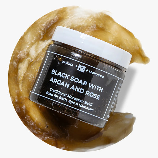 Morocco Black Beldi Soap With Argan And Rose
